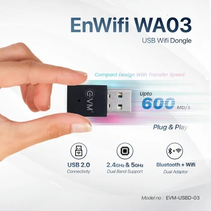 EVM EnWiFi WA03 USB Dongle (EVM-USBD-03) – 6 | Laptrix India | Laptrix